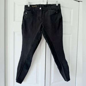 Ariat womens riding equestrian full seat breeches in black size 28 regular